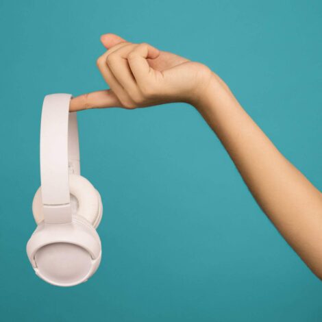 Headset product photography